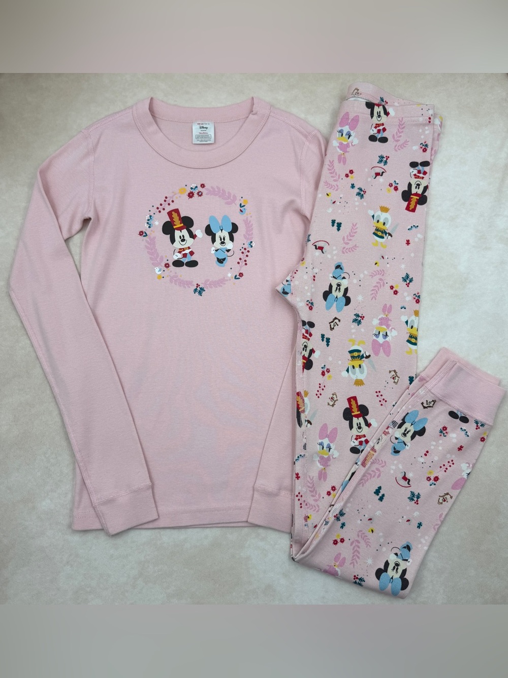 Hanna Andersson Pink Minnie & Mickey Long Johns 150
